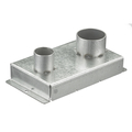 Hubbell Wiring Device-Kellems Recessed 8" Series, Replacement Fitting Box, (1) 3/4" EMT and (1) 1-1/4" EMT S1R8JNC8